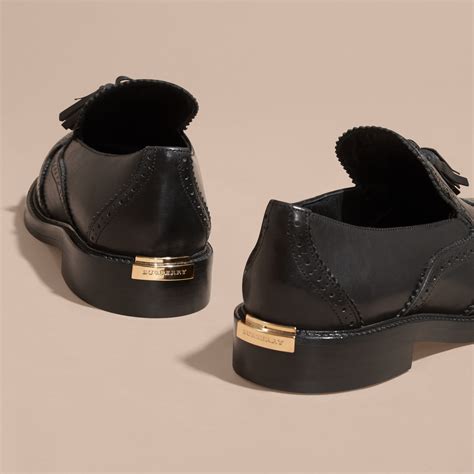 burberry loafers womens